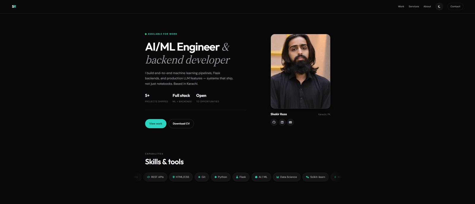 Portfolio screenshot 1